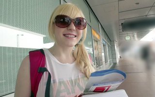 318LADY-395 Amelia a blonde blue-eyed angel with pure white skin who came to Japan from Ireland